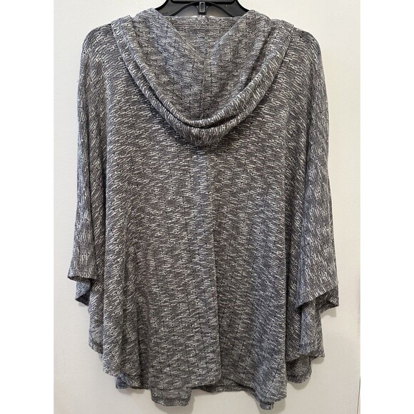 Rue 21 Sweater Poncho Silver Grey One Size - Picture 2 of 4